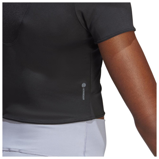 Adidas Γυναικεία κοντομάνικη μπλούζα HIIT Crop Tee